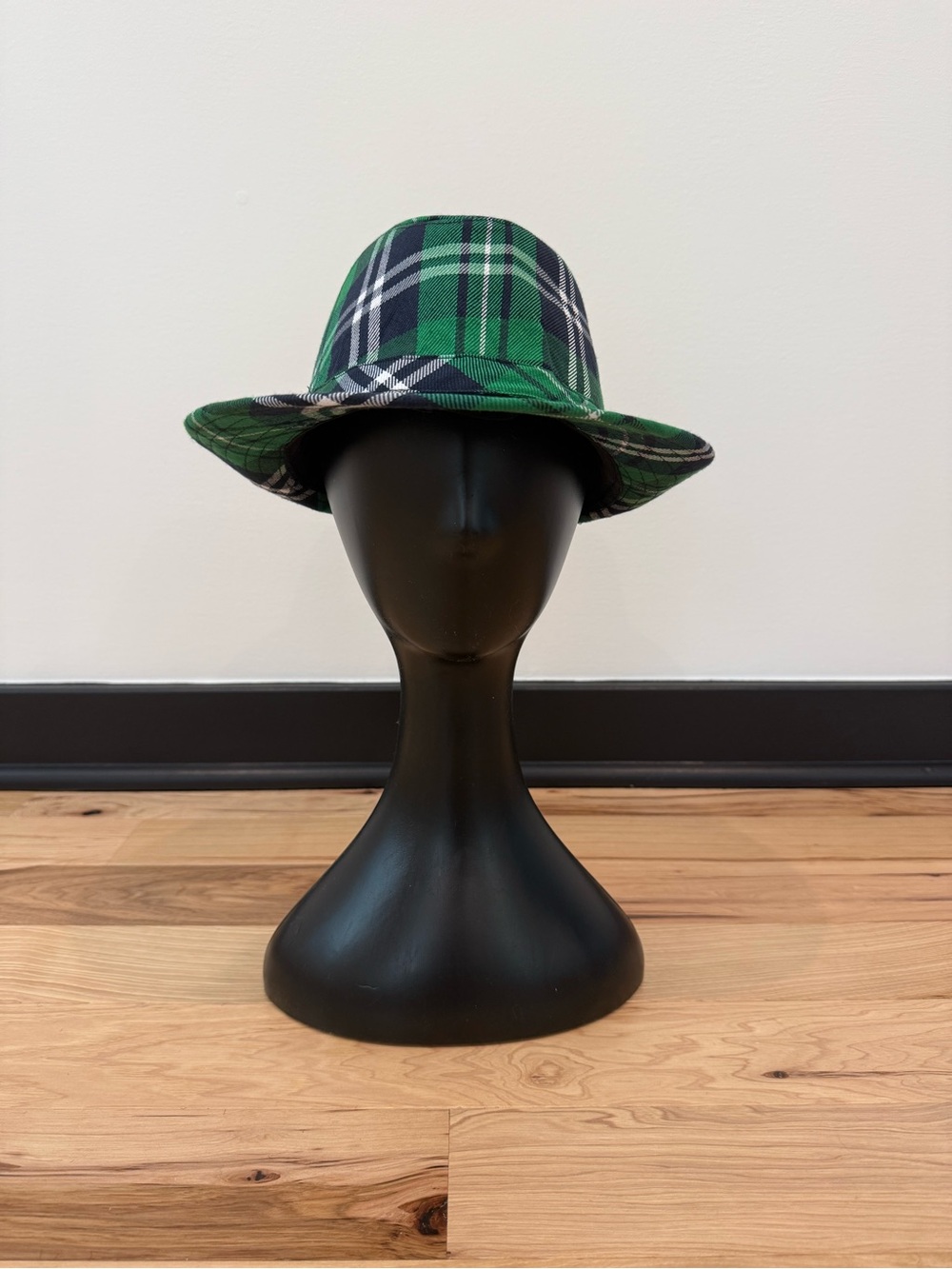 NWT Green Plaid Fedora Hat | St. Patrick’s Day